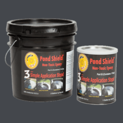 Pond shield 3 gallon kit charcoal gray