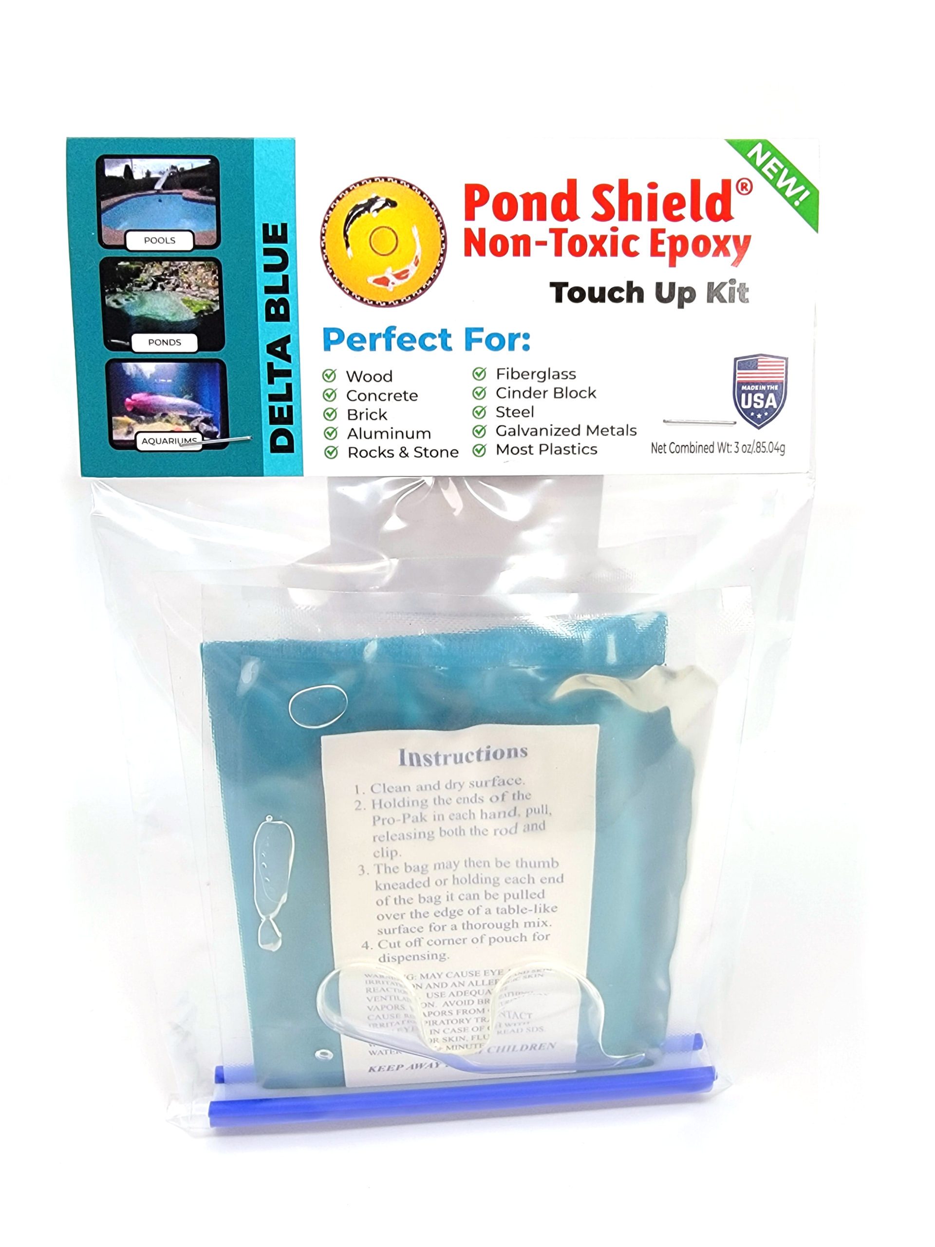 pond shield touch up kit delta blue