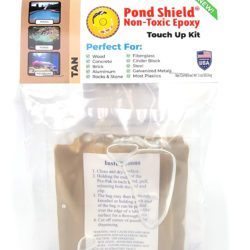pond shield touch up kit tan